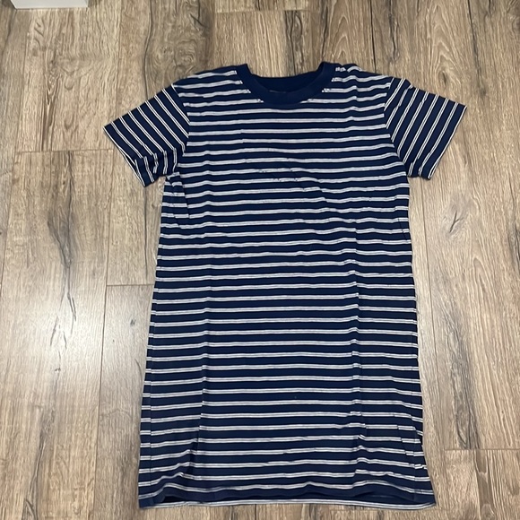 Madewell Tee Dress in Epperson Stripe - Picture 3 of 3